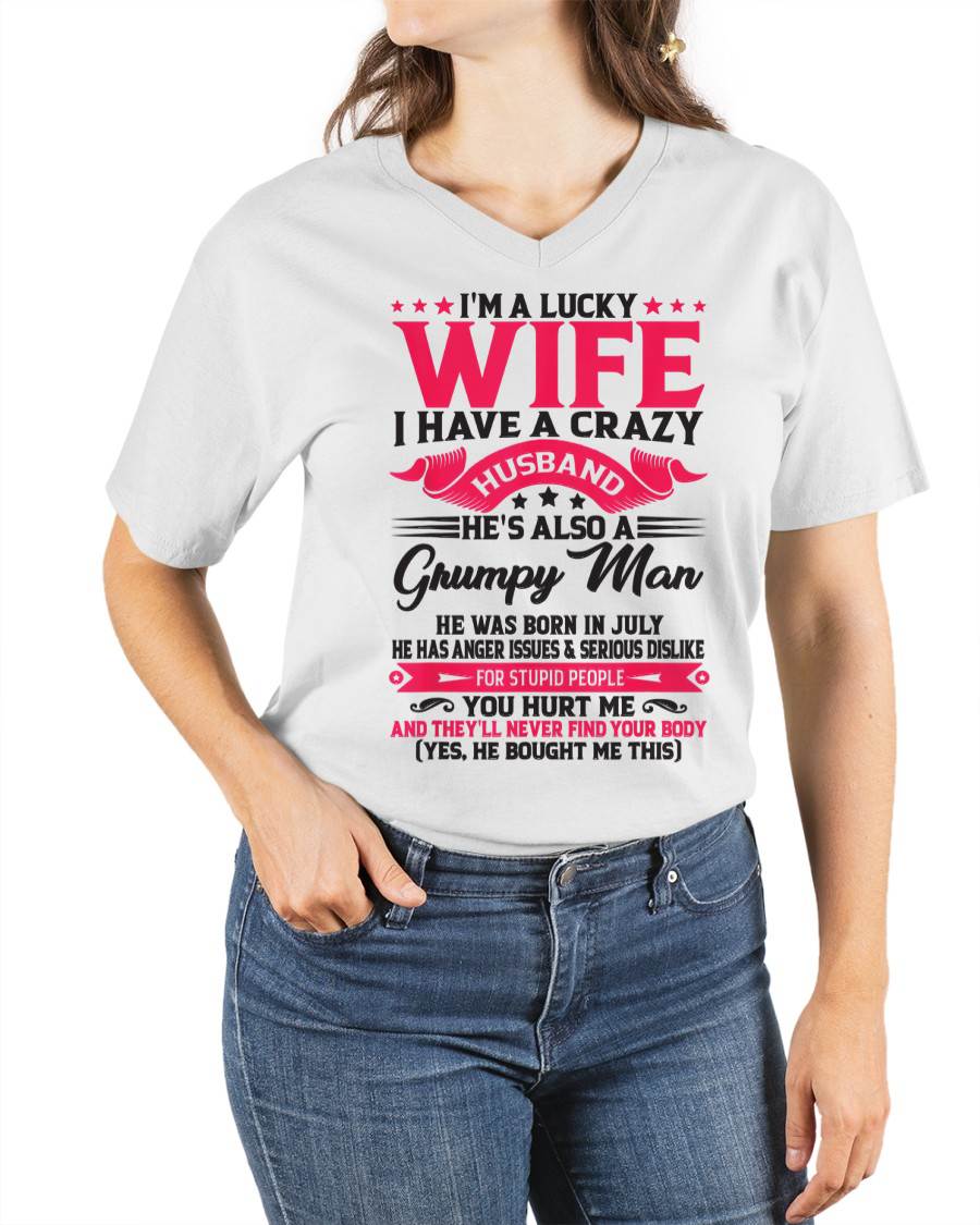 JULY - TO MY WIFE - I'M A LUCKY WIFE - GIFT FROM HUSBAND - ntnt07 (SKU10-136-07)