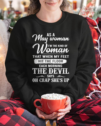 May - I'm The Kind Of Woman – T-Shirt For Woman – ntnt05 (SKU26T-01181-05)