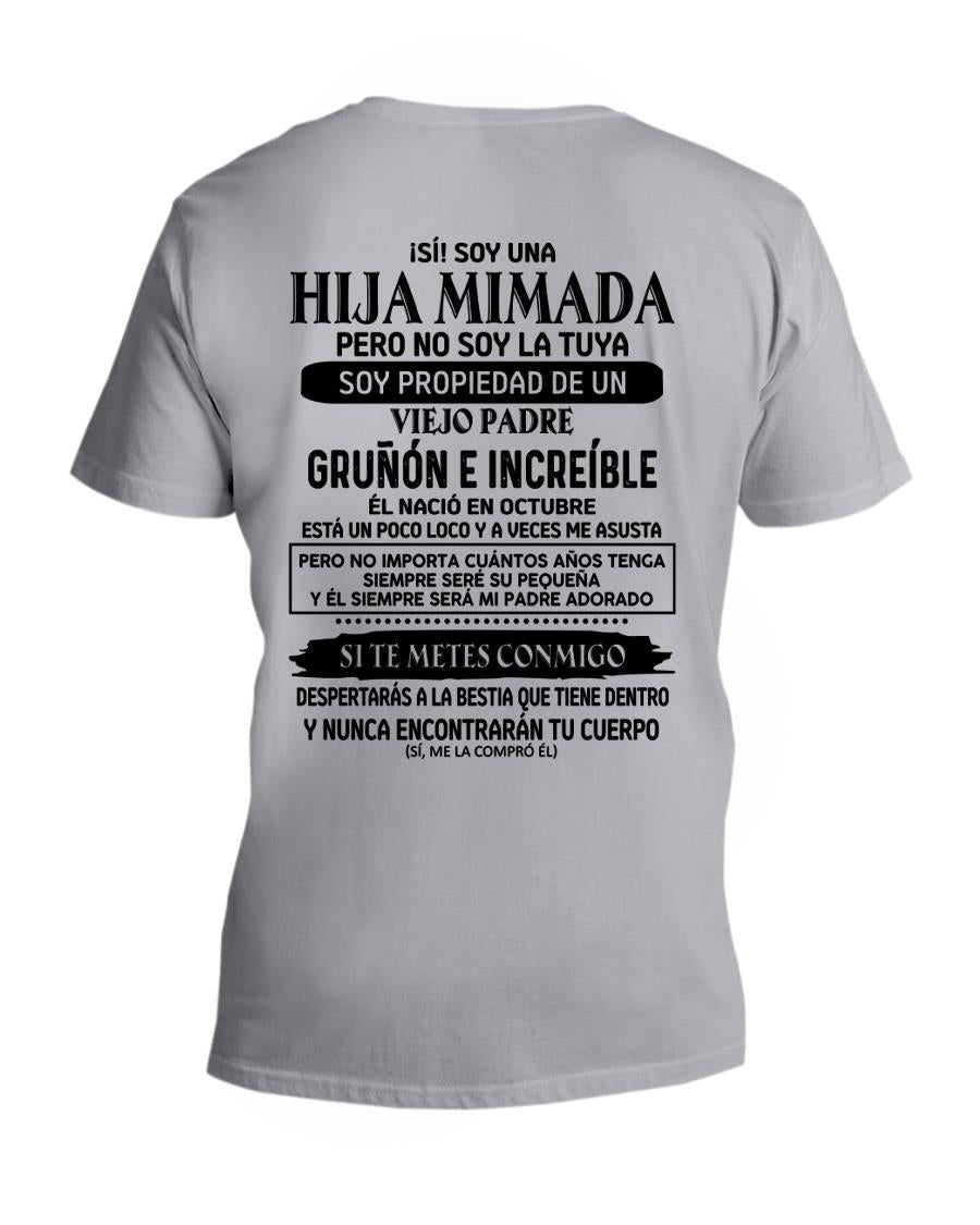 Octubre - Padre increíble nacido en octubre - Regalo perfecto para tu hija - T10 (SKU05-91-10)