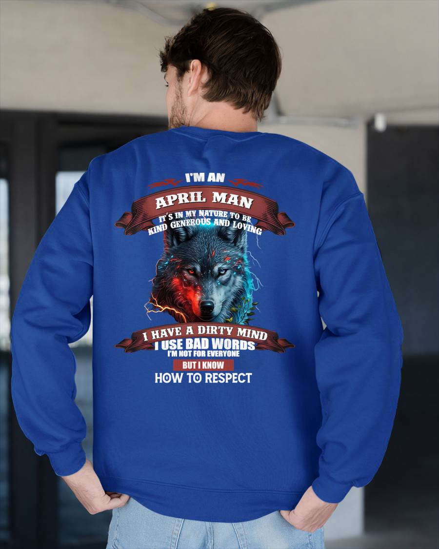 I’M AN APRIL MAN – T-SHIRT FOR MAN – ntnt04 (SKU12-162-04)