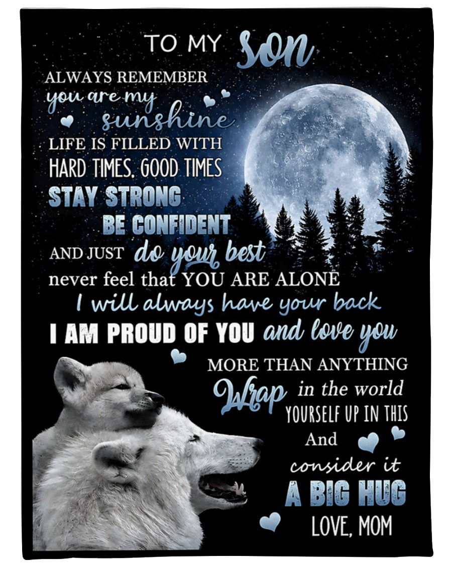 Special Gift For Your Son From Mom - Blanket - (SKU2608-576)