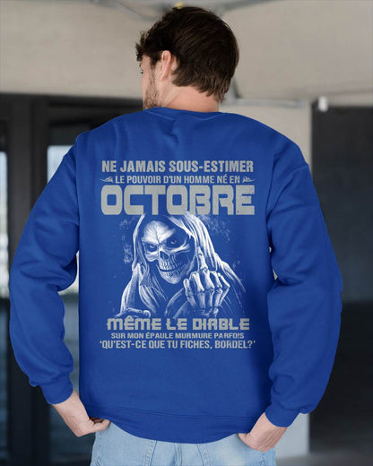 LE POUVOIR D’UN HOMME NÉ EN – T-SHIRT POUR HOMME – ntnt10 (SKU08-61-10)