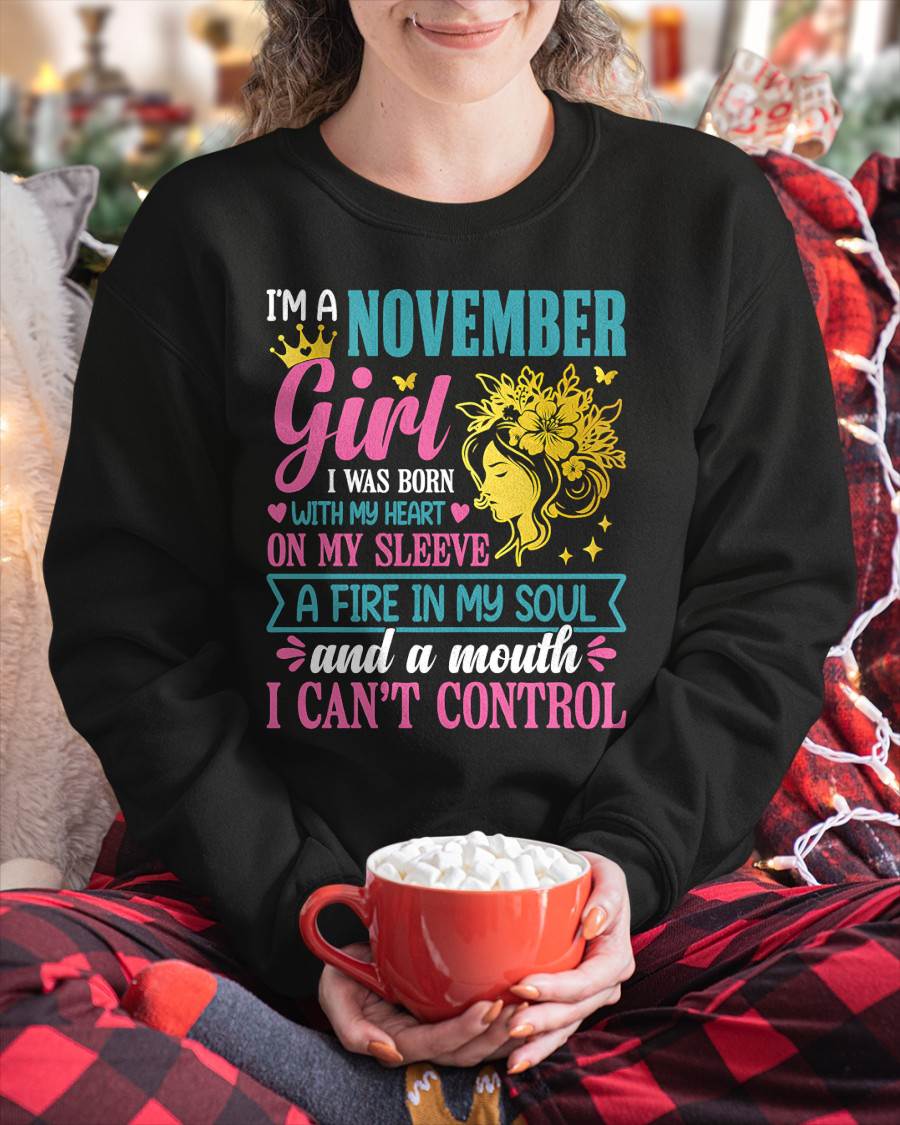 I'm A November Girl – T-Shirt For Woman – ntnt11 (SKU10-67-11)