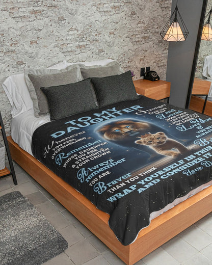 Special Gift For Your Daughter Blanket - From Dad (SKUB12-126)