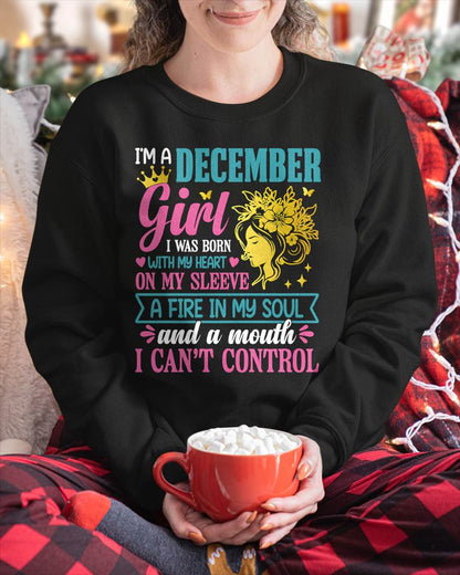 I'm A December Girl – T-Shirt For Woman – ntnt12 (SKU10-67-12)
