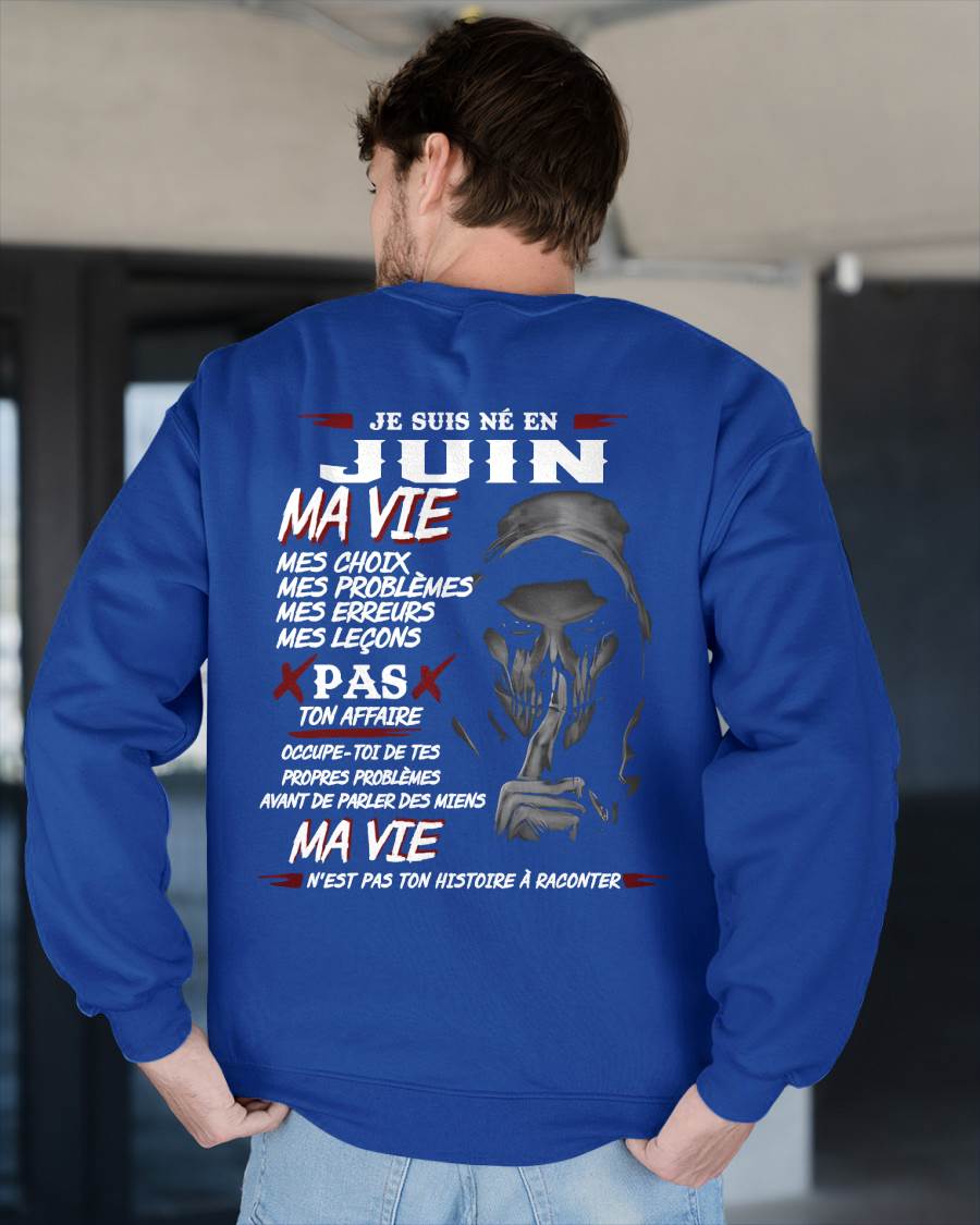 MA VIE – T-shirt pour homme – ntnt06 (SKU12-269-06)