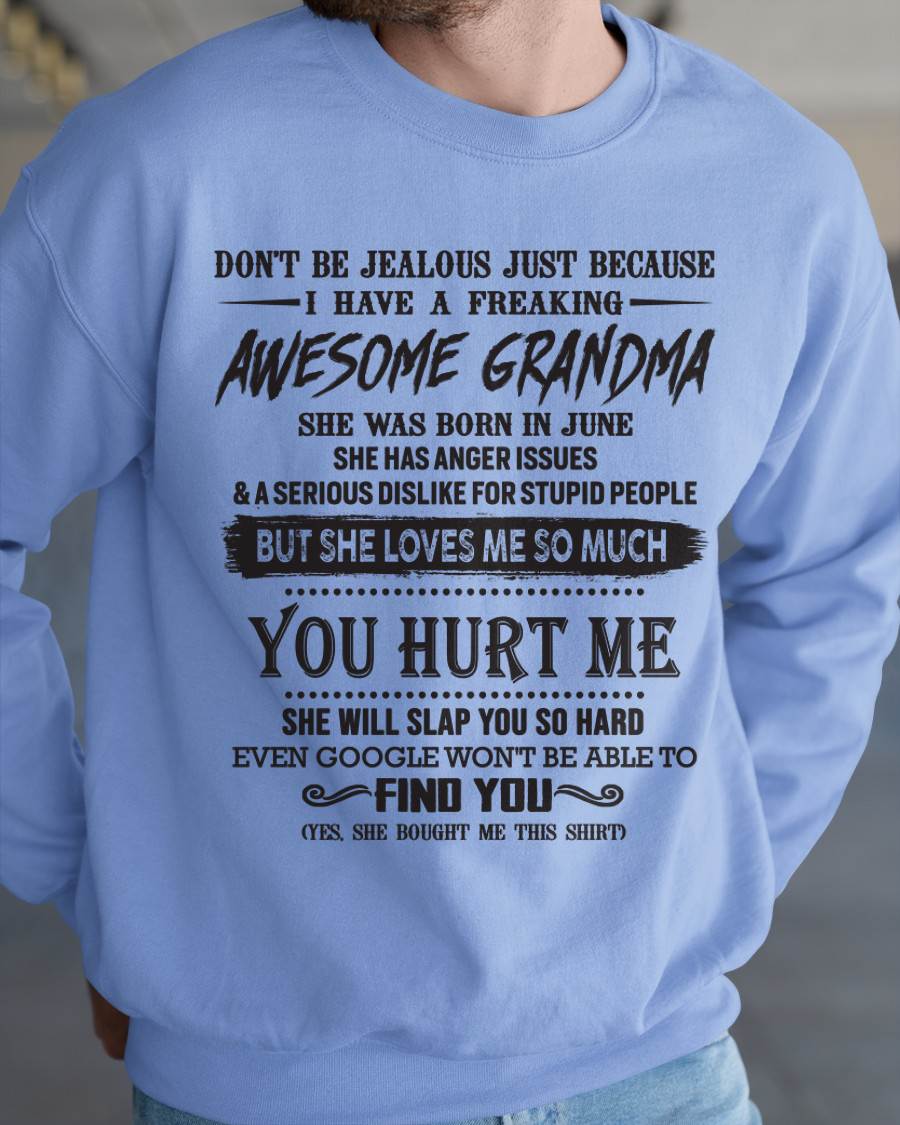Don't Be Jealous - Gift For Grandson And Granddaughter From Grandma - ntnt06 (SKU07-153-06)