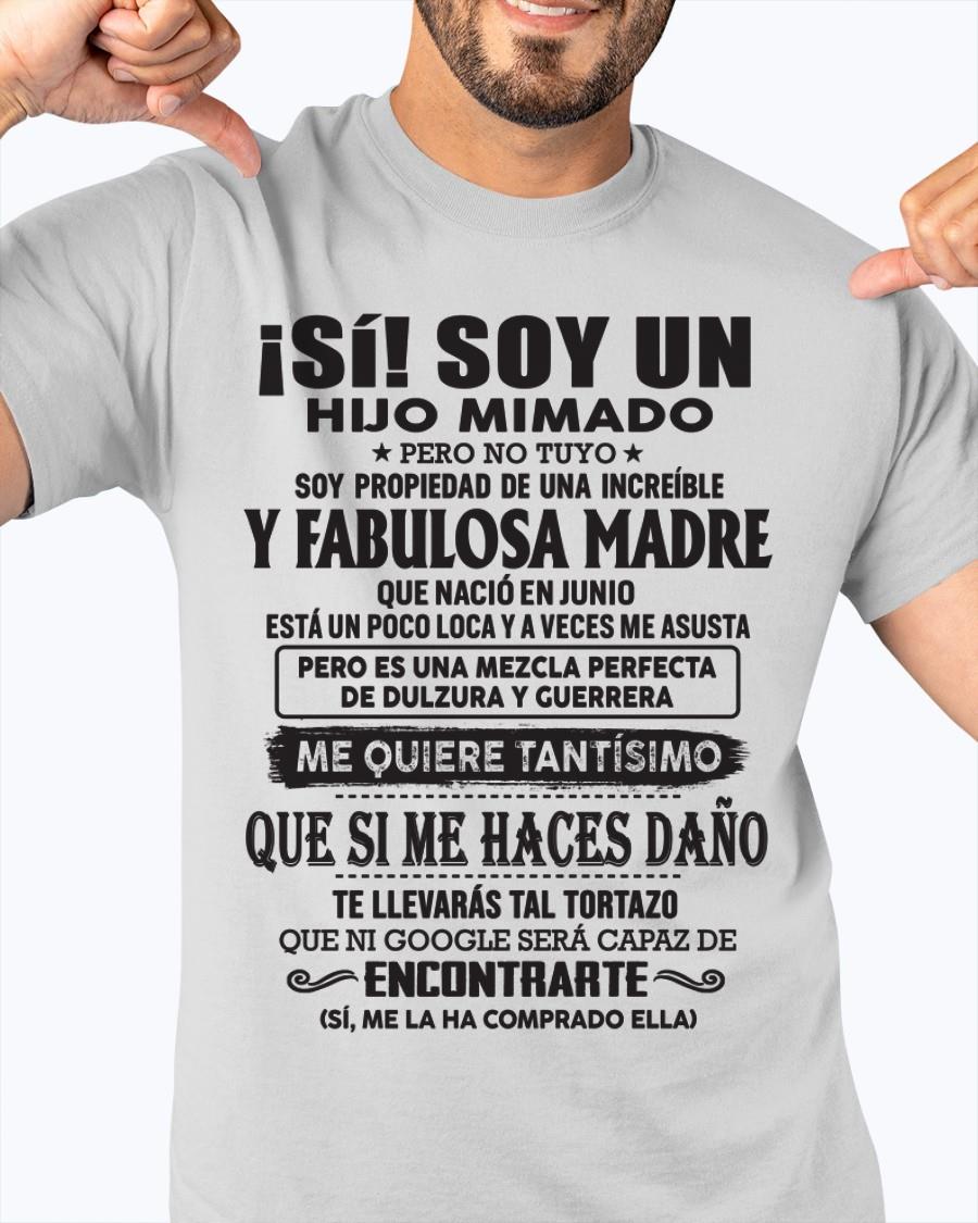 Madre increíble nació en junio – Regalo especial para hijo – T06 (SKU06-12)
