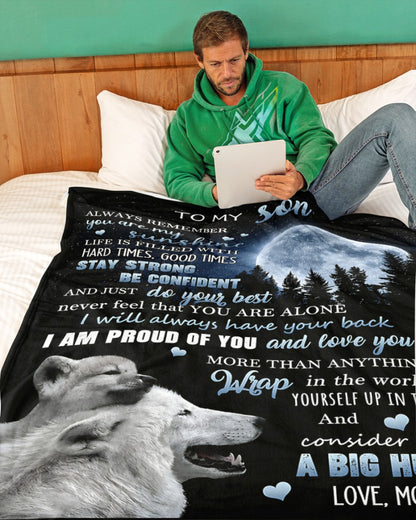 Special Gift For Your Son From Mom - Blanket - (SKU2608-576)