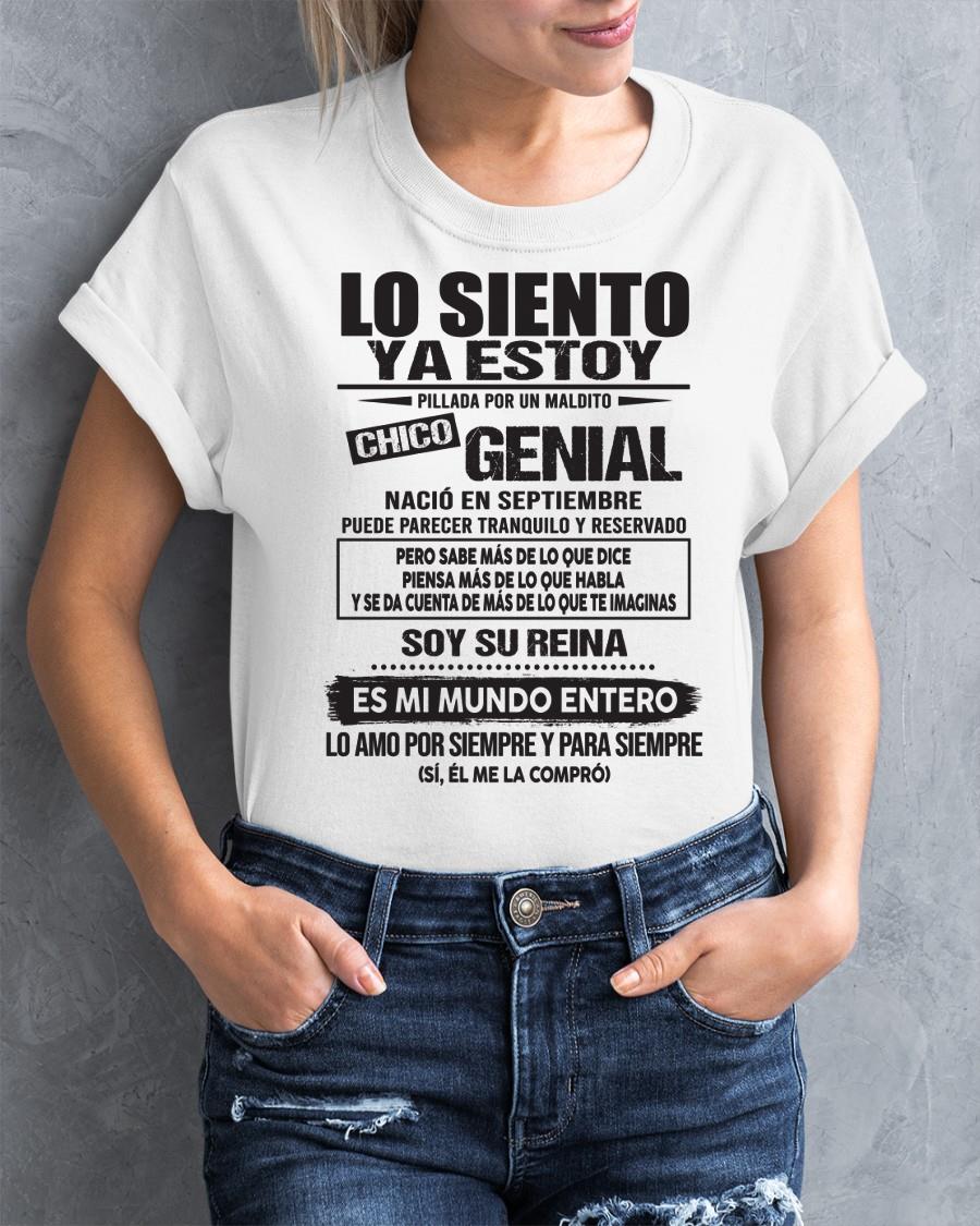 Septiembre - Chico genial Nació en septiembre - Regalo especial para novia - T09 (SKU04-18)