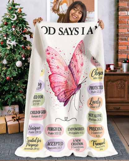 God Say I Am - Blanket (SKU2608-319)