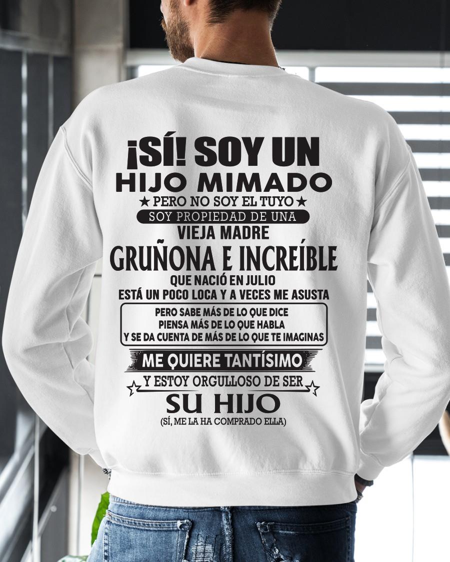 Julio - Madre increíble de julio – Regalo especial para hijo – T07 (SKU05-85)