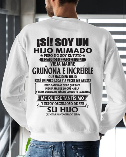Julio - Madre increíble de julio – Regalo especial para hijo – T07 (SKU05-85)