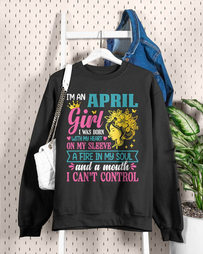 I'm An April Girl – T-Shirt For Woman – ntnt04 (SKU10-67-04)