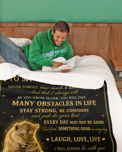Special Gift For Your Granddaughter From Grandma- Blanket - (SKU2607-130)