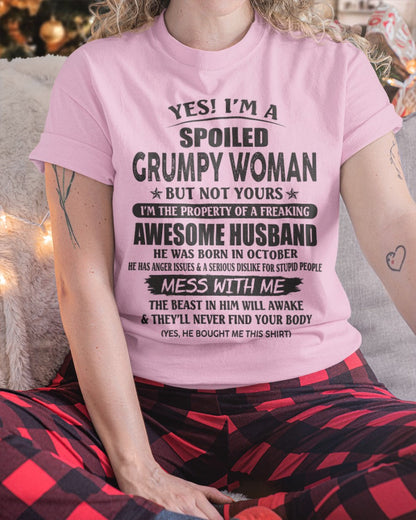 Perfect gift for wife from awesome husband october – ntnt10 (SKU10-21-10)