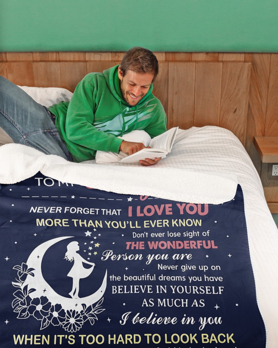 Special Gift For Your Daughter From Mom- Blanket - (SKU2607-27)