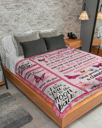 Special Gift For Your Daughter From Mom - Blanket - (SKU2608-242)