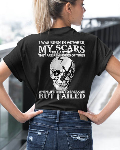 My Scars Tell A Story – T-Shirt For Woman – ntnt10 (SKU10-27-10)