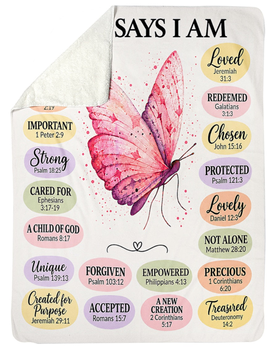 God Say I Am - Blanket (SKU2608-319)
