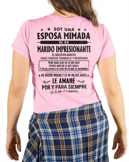 Agosto - Marido impresionante nacido en agosto - Regalo especial para tu esposa - T08 (SKU05-81-08)