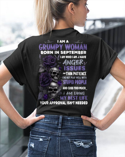 I Am A Grumpy Woman – T-Shirt For Woman – ntnt09 (SKU10-08-09)