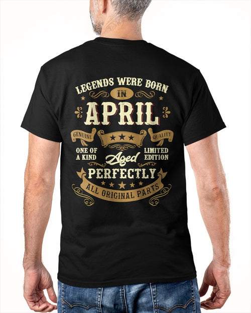 LEGENDS WERE BORN IN APRIL - FROM BOY - NTNT04 - (SKU2604-126-04)