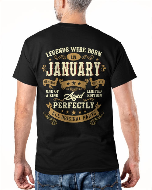 LEGENDS WERE BORN IN JANUARY - FROM BOY - NTNT01 - (SKU2604-126-01)