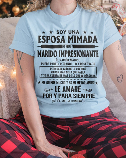 Abril Marido Impresionante - Regalo especial para Esposa - T04 (Sku.Tbn16)