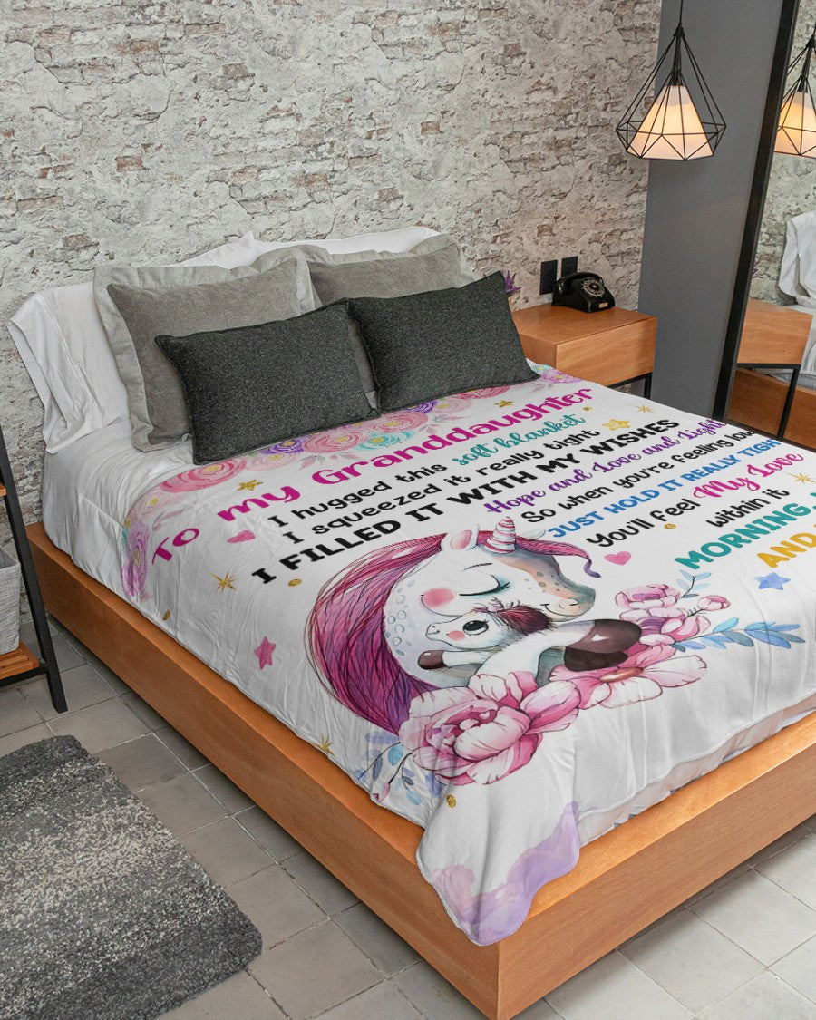 Special Gift For Your Granddaughter From Grandma- Blanket - (SKU2608-61)