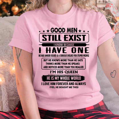 Good men Still Exist - gift for your girlfriend, wife from Husband - ntnt00 (SKU-GM-00)