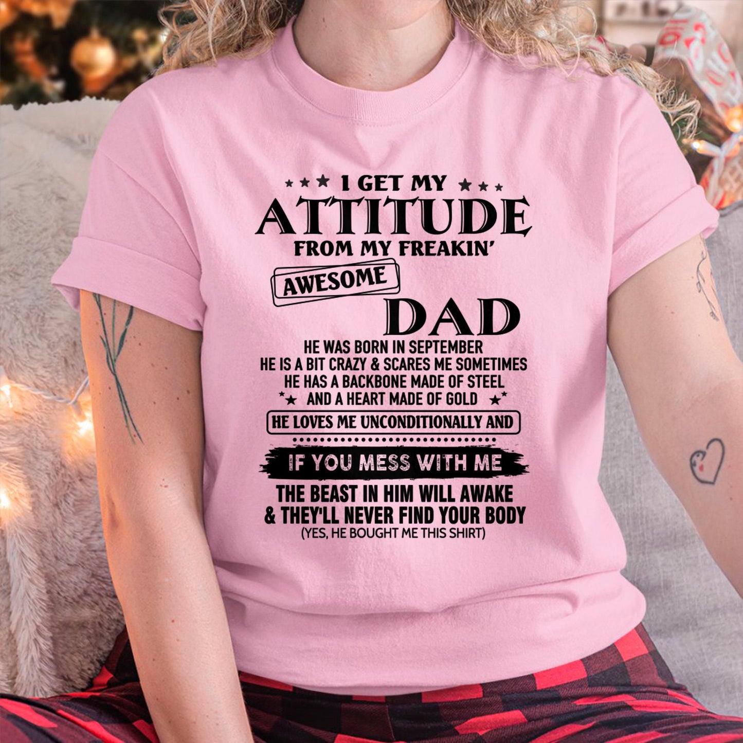 September - Gift For Son and Daughter From Dad - ntnt09 - (SKU-TDADC-09)
