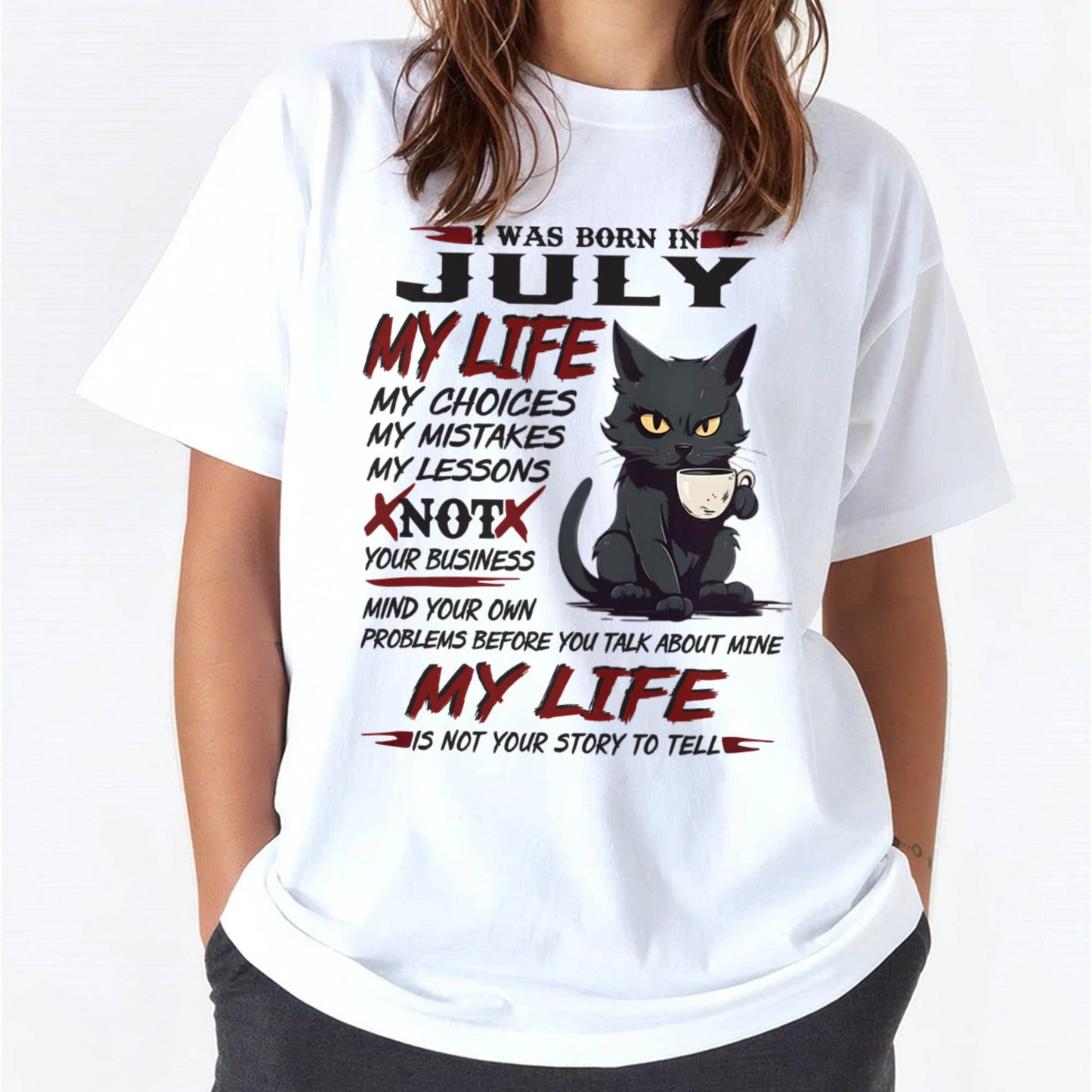 MY LIFE – T Shirt For Woman – ntnt07 (SKU09-92-07)