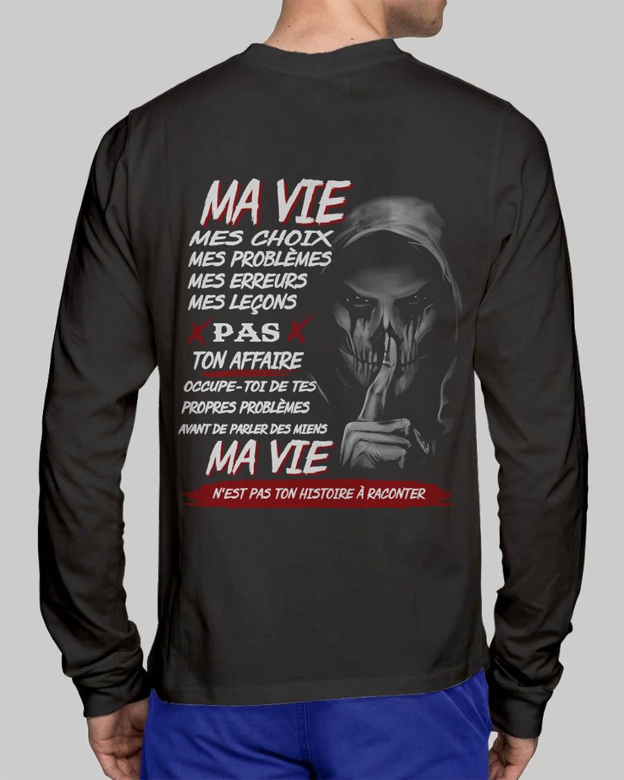 MA VIE – T-shirt pour homme – ntnt00 (SKU12-247)