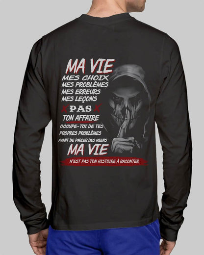 MA VIE – T-shirt pour homme – ntnt00 (SKU12-247)