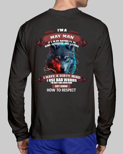 I’M A MAY MAN – T-SHIRT FOR MAN – ntnt05 (SKU12-162-05)