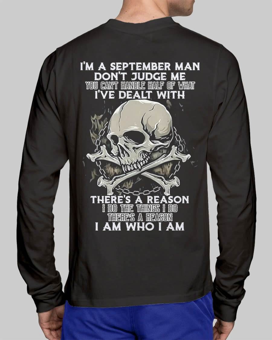 SEPTEMBER – DON’T JUDGE ME – T-SHIRT FOR MAN – ntnt09 (SKU26T-01-04-09)