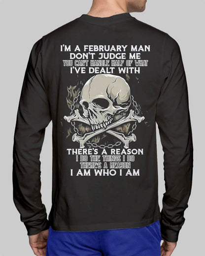 FEBRUARY - DON'T JUDGE ME – T-SHIRT FOR MAN – ntnt02 (SKU26T-01-04-02)