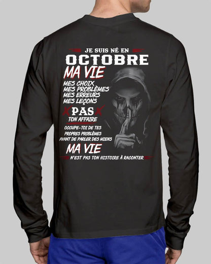MA VIE – T-shirt pour homme – ntnt10 (SKU12-269-10)