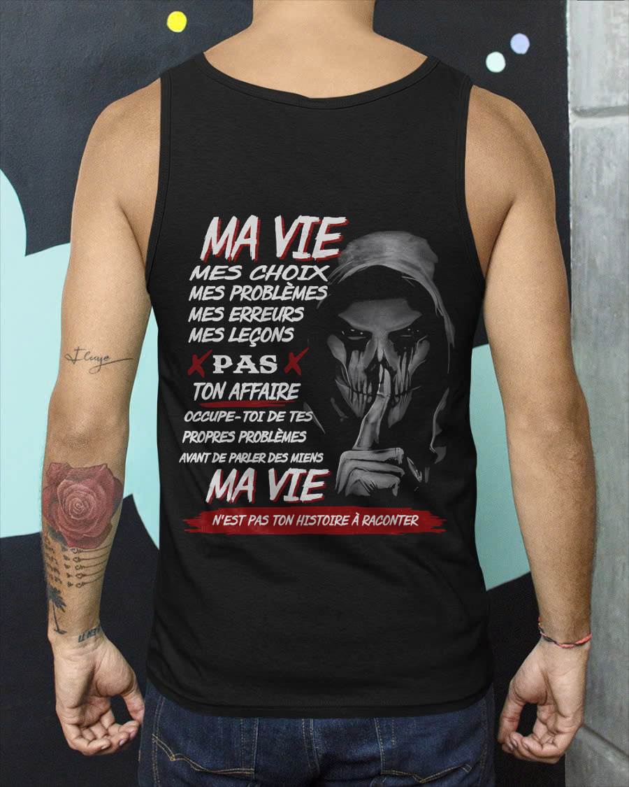 MA VIE – T-shirt pour homme – ntnt00 (SKU12-247)