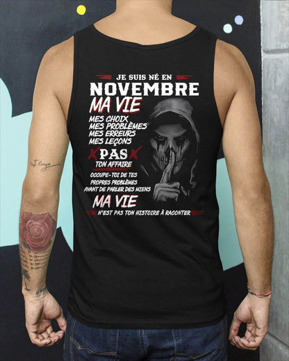 MA VIE – T-shirt pour homme – ntnt11 (SKU12-269-11)